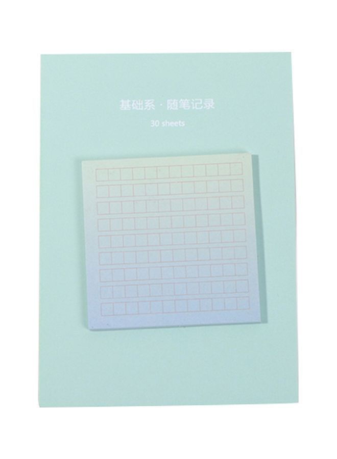 نيبمينينت مجموعة دفتر ملاحظات بتصميم ألوان قوس قزح المتدرجة مكونة من 8 قطع أخضر - Image 1