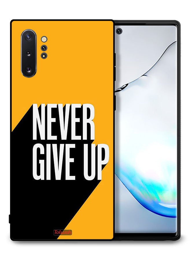 Tolwak Samsung Galaxy Note 10 Plus Protective Case Cover Never Give Up - Image 1