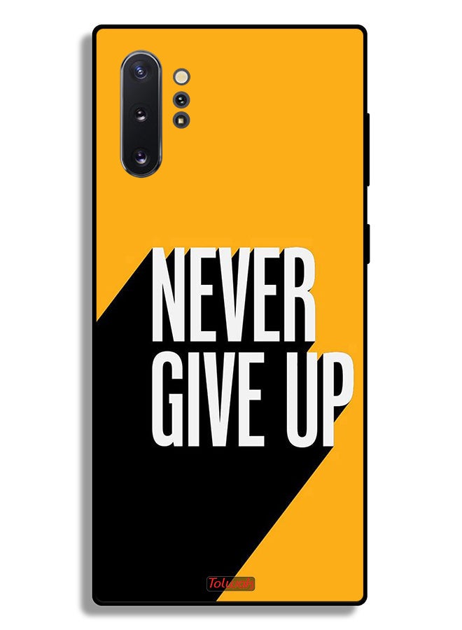 Tolwak Samsung Galaxy Note 10 Plus Protective Case Cover Never Give Up - Image 2