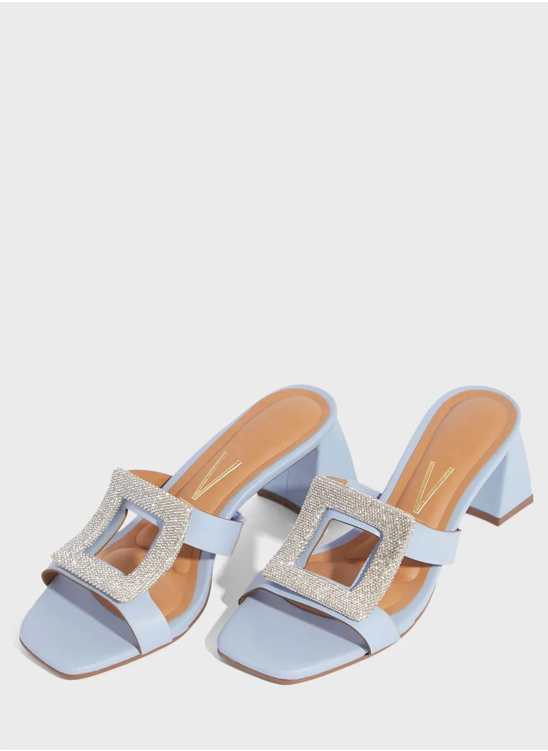 فيزانو Everleigh Multi Strap Mid Heel Sandals