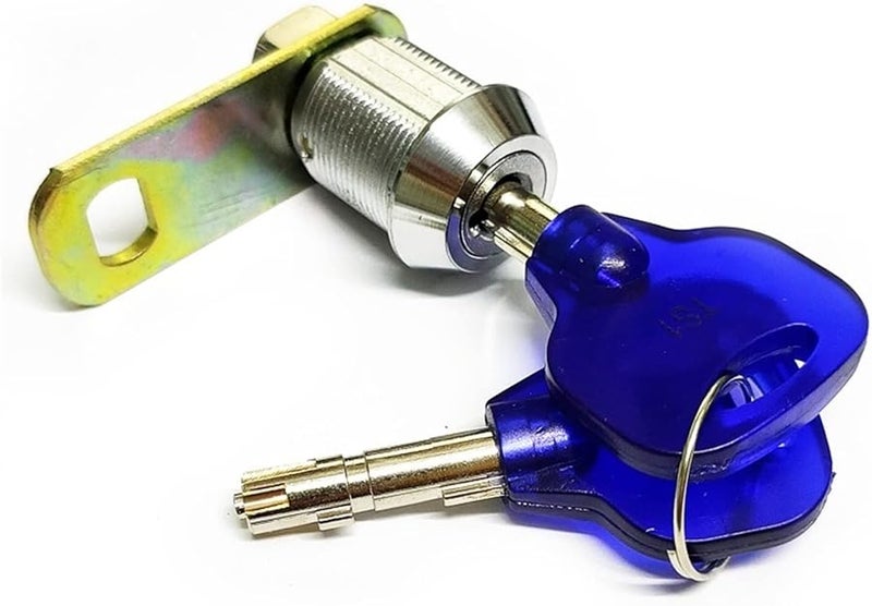 Cabinet Cam Lock with Brass Key Hardware 27mm KA SH01 Color - Image 5