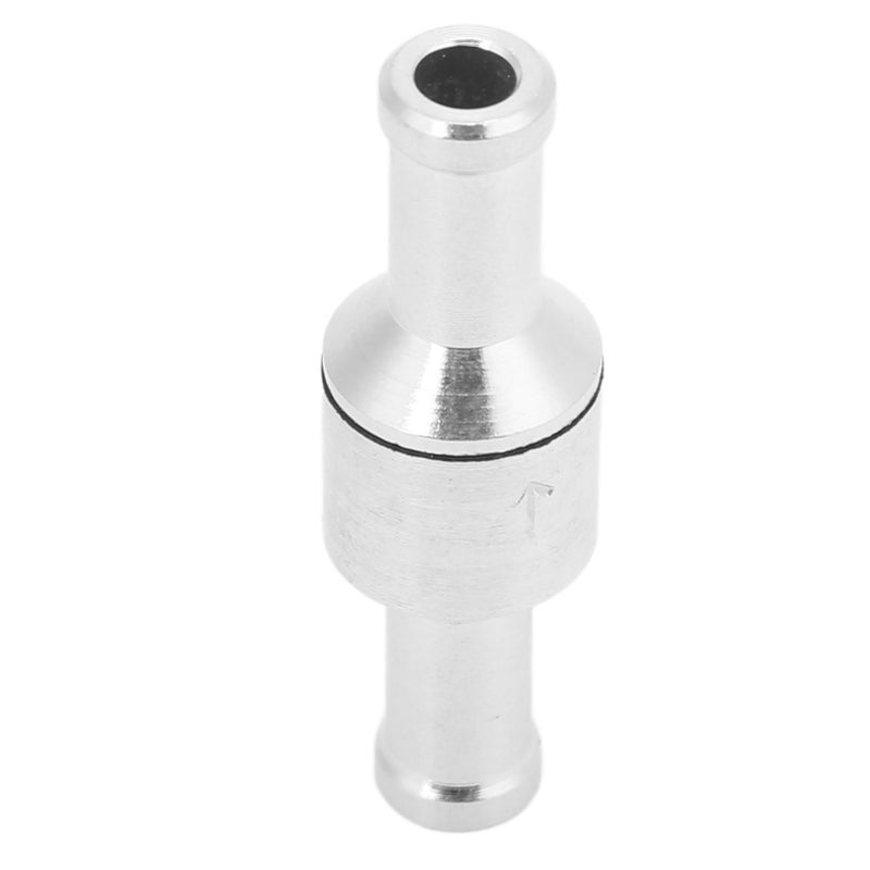 One Way Check Valve 8mm Aluminium Alloy Push Lock Design - Anodized Surface Nonreturn Check Valve for Diesel Biofuel Gasoline Water Low Pressure Fluid Systems - Image 1