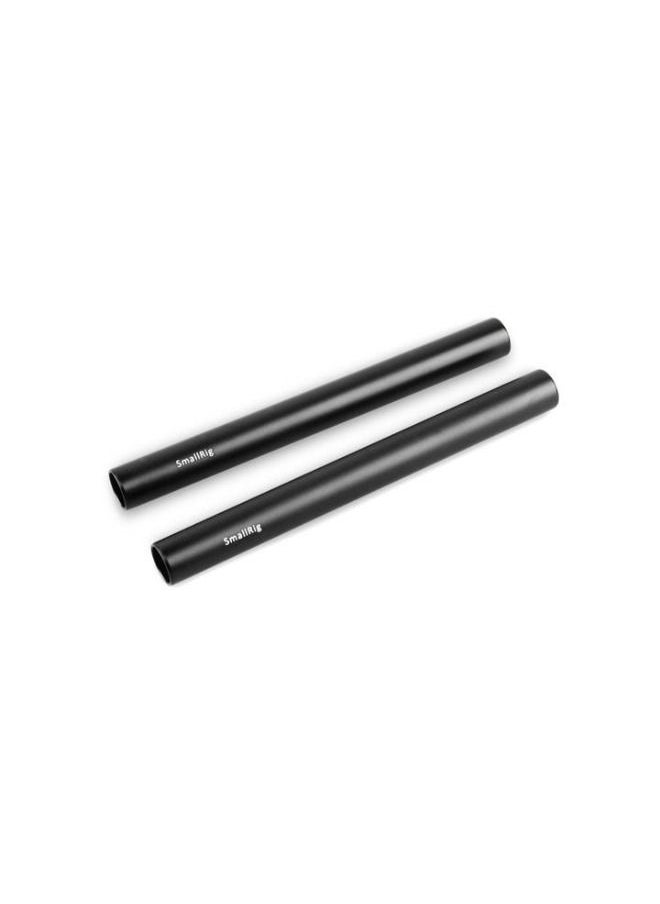 SMALLRIG SmallRig 2pcs 15mm Black Aluminum Alloy Rod(M12-20cm) 8inch  - Image 3