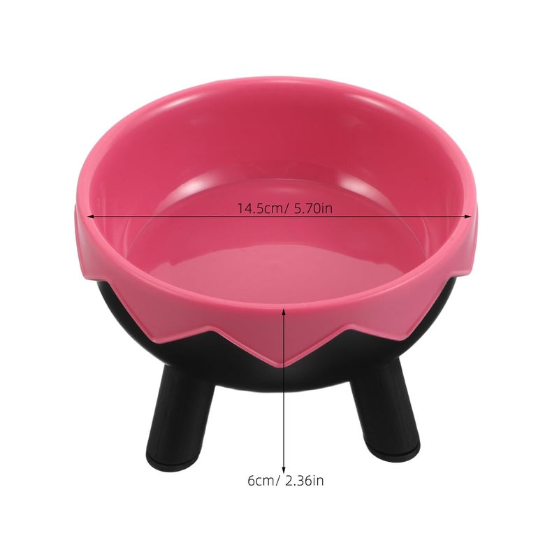 Non Slip Elevated Pet Feeder Bowl Anti Spill Tilted Stand For Cats And Small Dogs - Image 3