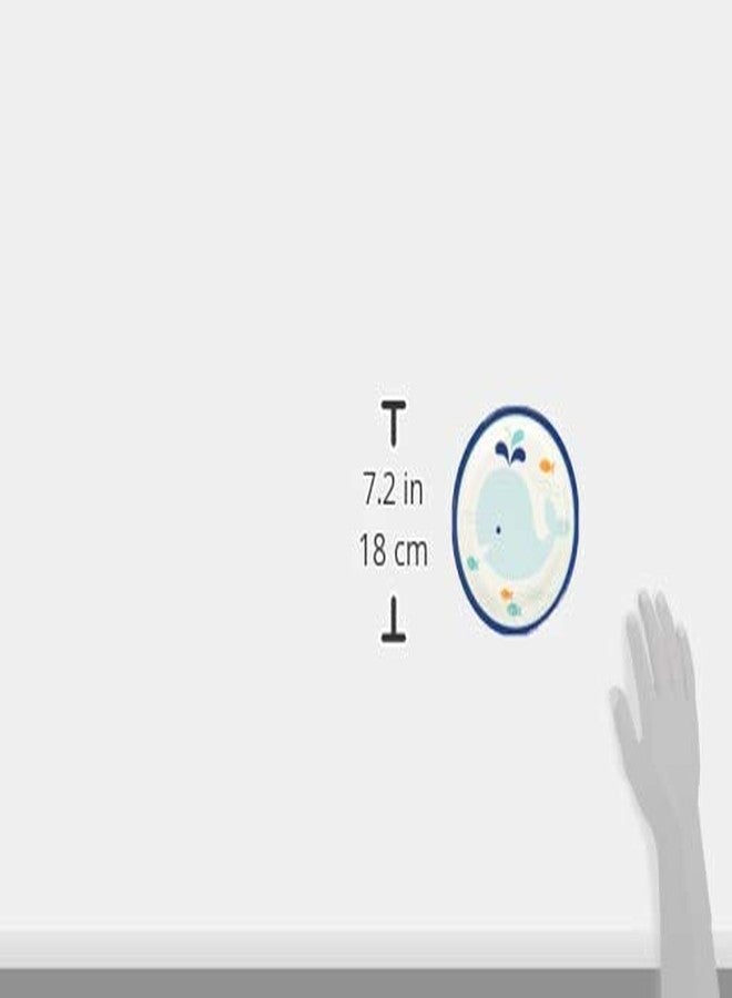 Creative Converting 322199 Blue Whale Dessert Plates, 7", - Image 3