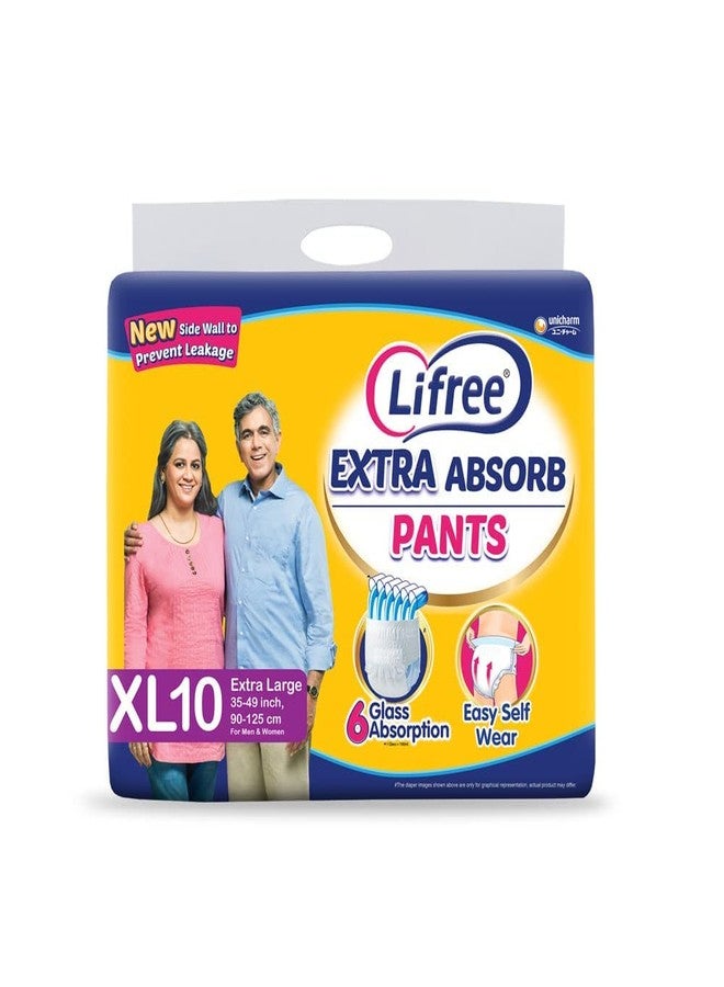 Lifree Adult Diaper Pant Style For Unisex - Xl Set Of 5 Packs(10 Pcs Each) For Waist Size 35-49 Inches - Image 2