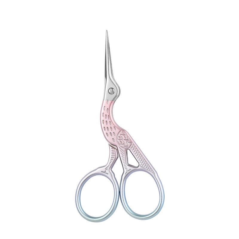 Crane-Shaped Scissors, Tea Scissors, Embroidery Thread Scissors, Household Nose Hair Scissors, Eyebrow Scissors, Beauty Scissors - Image 1