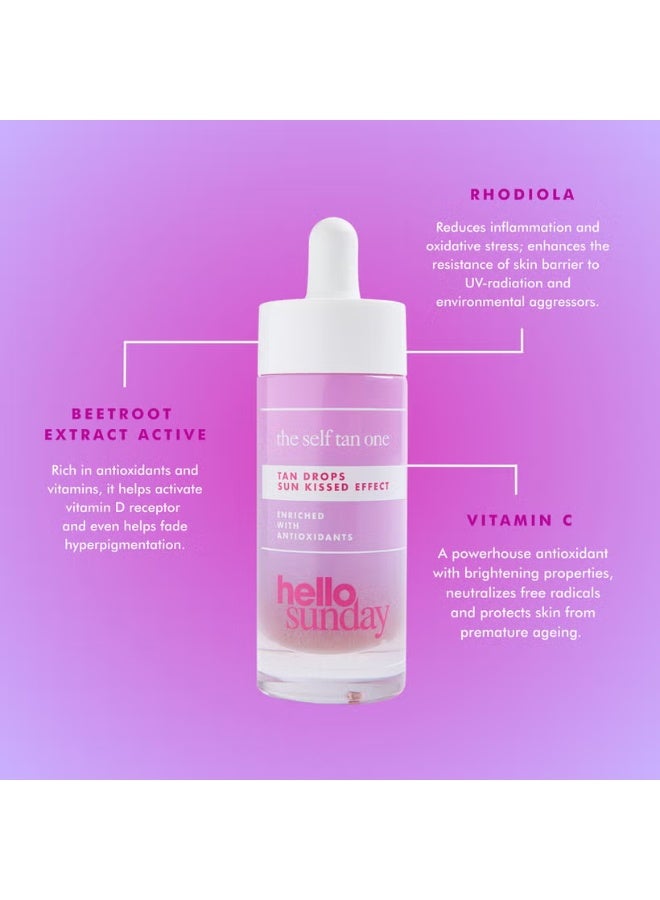 Hello Sunday The Self Tan One Tanning Drops with Vitamin C 30ml - Image 3