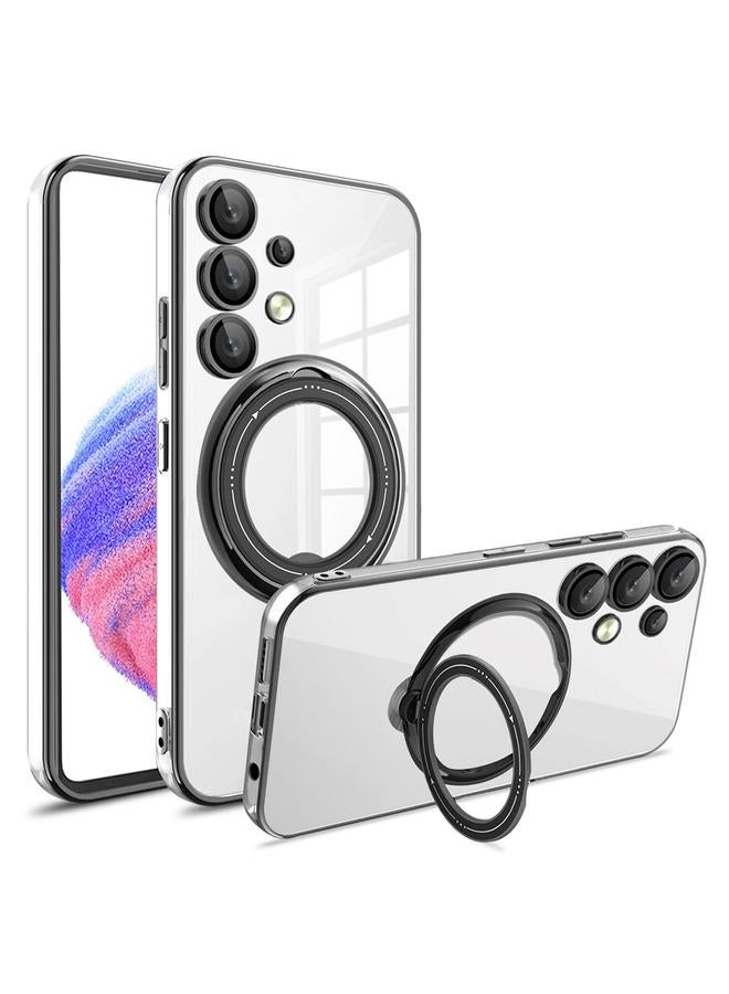 S-TOP Case For Samsung Galaxy A53 Electroplating MagSafe 360 Degree Rotation Holder Shockproof Phone Case - Image 1