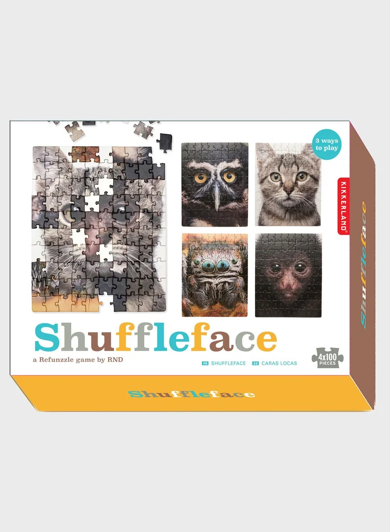 KIKKERLAND Shuffleface Jigsaw Puzzle