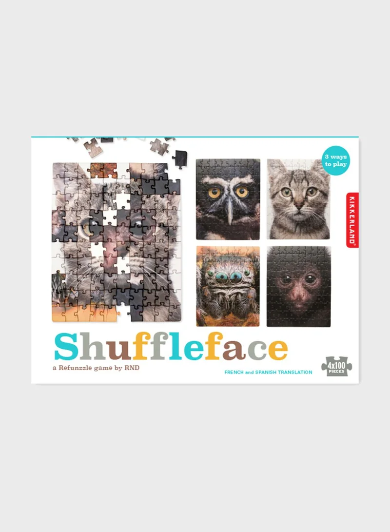 KIKKERLAND Shuffleface Jigsaw Puzzle