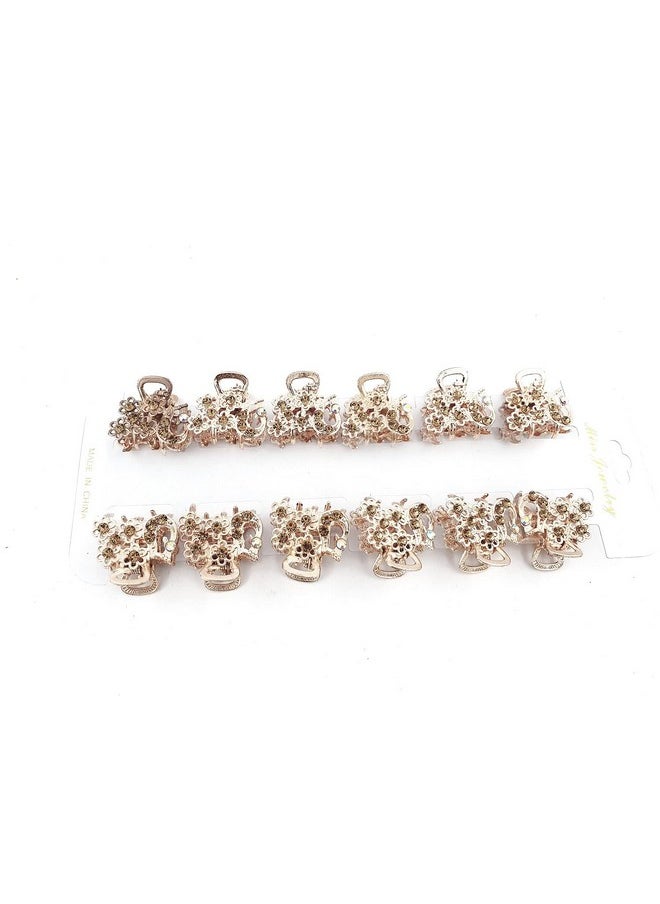 DHAVESAI Dhavesai m.l Metal Multi Design Hair Claw Clips,Catch Banana Clips,Clamp Hair Accessories for Girls Women small size pack of 2 (Multi color and Design as Per availability)  - Image 1