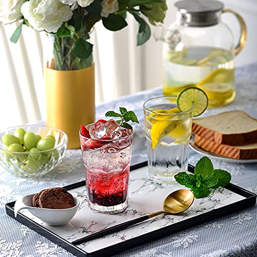 Mevanta 300ml Clear Glass Tumbler, Highball Drinking Glasses for Cocktails, Juices, Milkshakes (6, 300ML) - Image 3