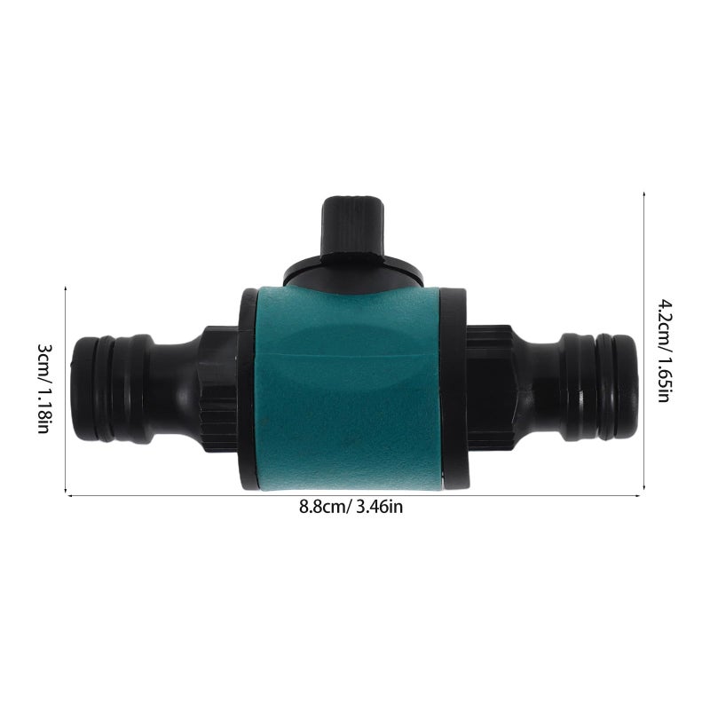 2pcs Garden Hose Quick Connect Set with Throttle Valve for Outdoor Water Pipe Extension - Image 3