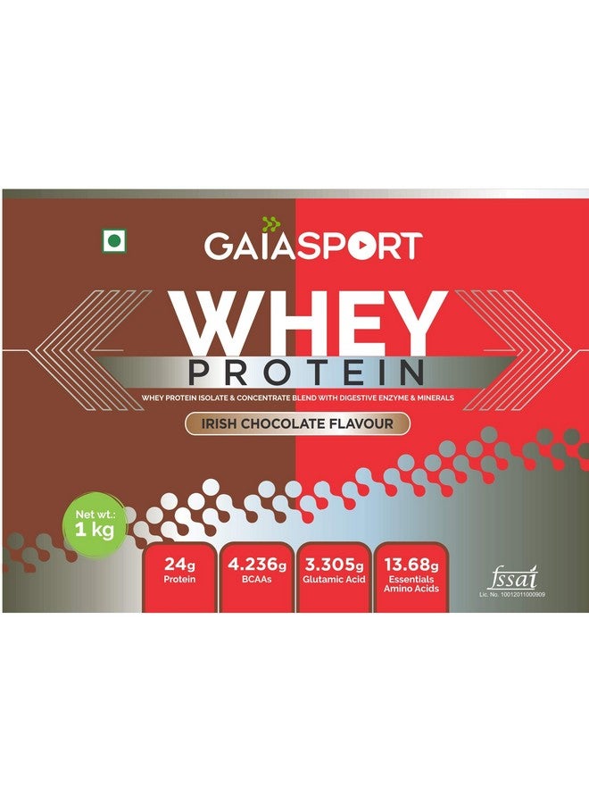 GAIA Sport Whey Protein Irish Chocolate Flavor 1 Kg - Image 2