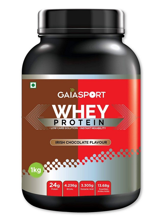 GAIA Sport Whey Protein Irish Chocolate Flavor 1 Kg - Image 1