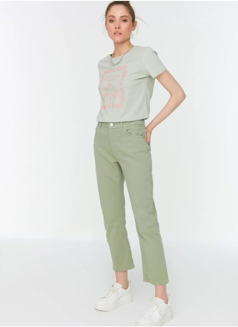 trendyol High Waist Straight Jeans