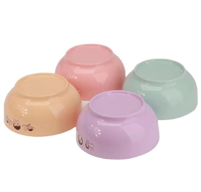 ZURITY Cartoon Design Bowl Plastic Family Bowl Set for Children, Kids Food Mixing Bowl for Cereal, Salad, Rice, Soup, Pasta, Snack,Noodle Rice Eating Serving Bowl Set. - Image 5