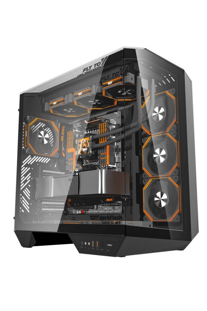 Truenort Hyper Vault Obsidian Black Gaming PC, AMD RYZEN 5-7600X  Processor, Nvidia GeForce RTX 5060 8GB GDDR7 GPU,  32GB  Ram, 1TB  SSD, Window 11 Pro, RGB Black Case - Image 2