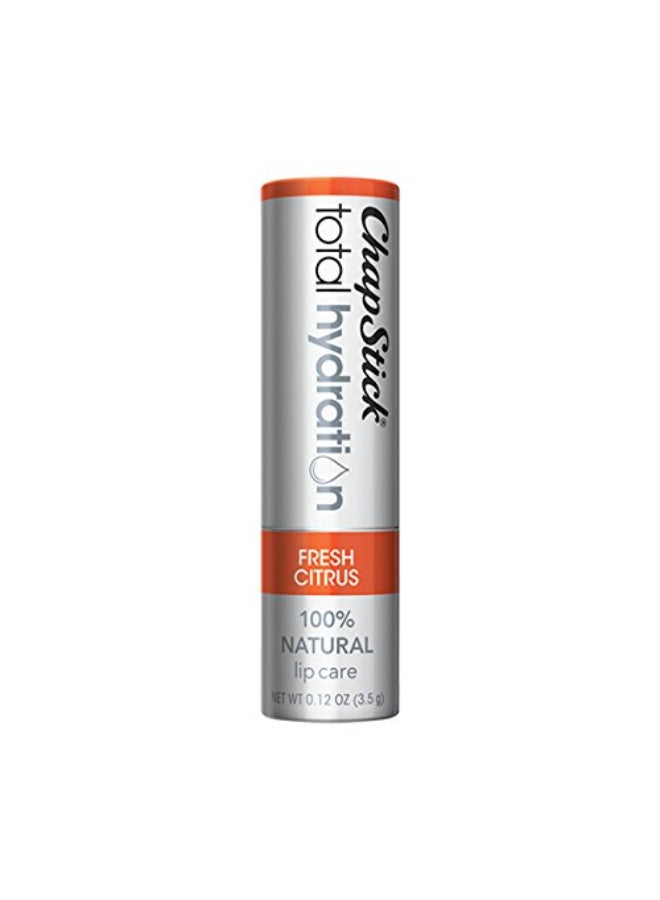 ChapStick Total Hydration Fresh Citrus Flavor 012 Ounce Flavored Lip Balm Tube Natural Age Defying Lip Care Clinically Proven - Image 4