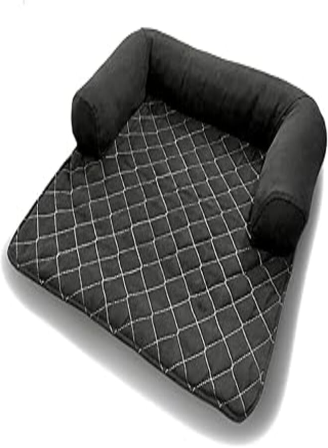 ariika Pet Sofa Cover Black 117x97 cm - Suitable For Dogs & Cats Portable, lightweight & Super Snuggly, Our Pet Sofa Cover Is Also Easy To Clean & Maintain.