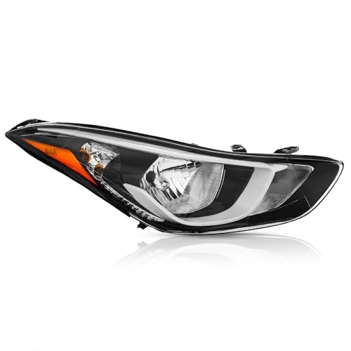 TODO Headlight Assembly Compatible with Hyundai Elantra Passenger RH 2014-2016 Right Side USA-BUILT - Image 1