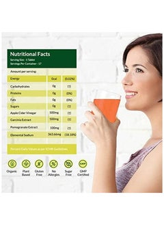 WELLBEING NUTRITION Apple Cider Vinegar With Garcinia Cambogia And Pomegranate, 34 Tabs  - Image 4