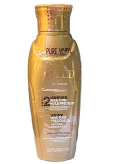 Pure White Cosmetics Gold Maxi Tone Whitening Lotion Lightening & Rejuvenating 200ml  - Image 2