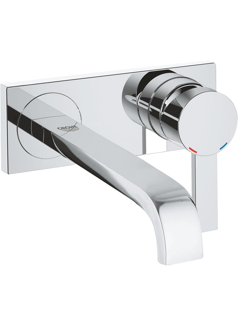 Grohe Grohe 1938700A Allure SingleHandle 2Hole Wall Mount Vessel Medium Bathroom Faucet  12 GPM Starlight Chrome 