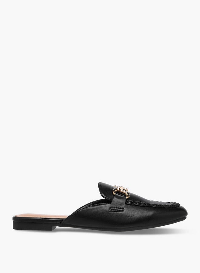 Celeste Women's Metal Accent Slip-On Mules  - Image 3