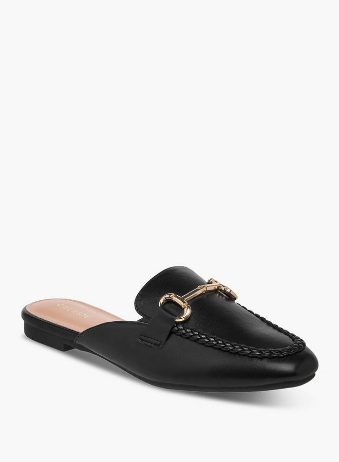 Celeste Women's Metal Accent Slip-On Mules  - Image 2