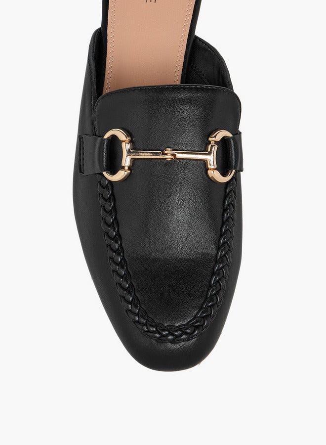 Celeste Women's Metal Accent Slip-On Mules  - Image 4