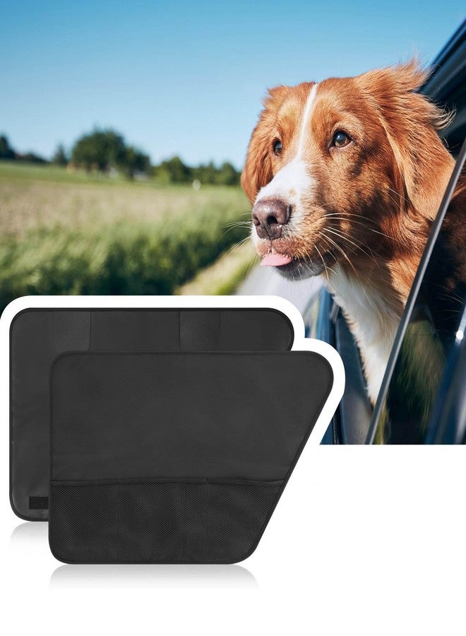 ALEIFLE 2PCS Car Door Protector for Dogs,Waterproof, Anti-Scratch, with Mesh Pockets for Snacks & Toys，Vehicle Door Protectors for Cars, Trucks, SUVs - Image 1