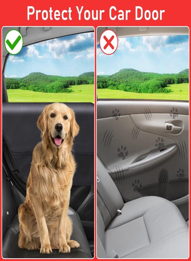 ALEIFLE 2PCS Car Door Protector for Dogs,Waterproof, Anti-Scratch, with Mesh Pockets for Snacks & Toys，Vehicle Door Protectors for Cars, Trucks, SUVs - Image 2