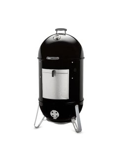 Weber Grill Smokey Mountain Cooker with Built-In Thermometer Black and Silver 123.2 x 58.5 x 61 cm  - Image 2