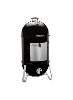Weber Grill Smokey Mountain Cooker with Built-In Thermometer Black and Silver 123.2 x 58.5 x 61 cm  - Image 3