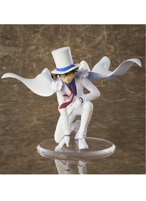 Conan Series Kid the Phantom Thief Kneeling Pose Figure in White Suit (Approx. 13cm)