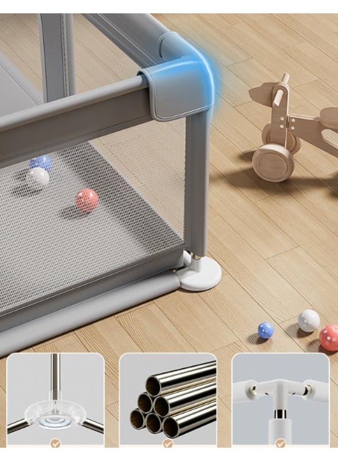 120 سم × 120 سم  حاجز اطفال  محبس اطفال  سياج اطفال محبس اطفال للعب   تخفيضات رمضان الجاهزة - Image 2