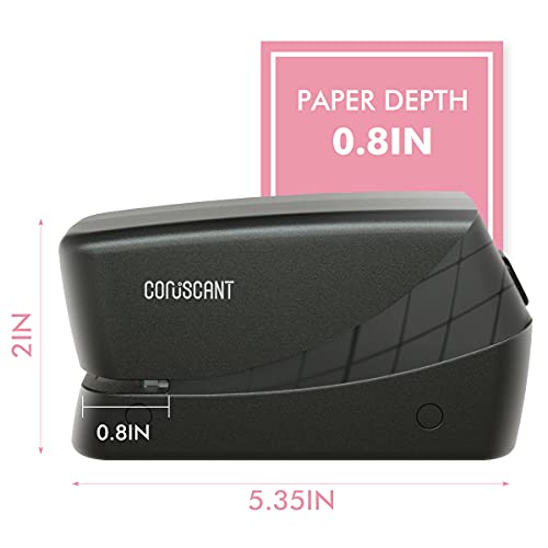 Coruscant Electric Stapler, Heavy Duty Desktop Stapler, Includes 2000 Staples and 1 Staple Remover, No-Jam Automatic AC or Battery Powered, 25 Sheet, Professional for Office Home School Use - Image 2