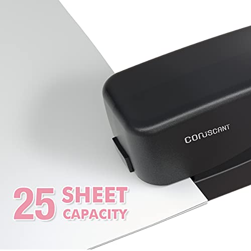 Coruscant Electric Stapler, Heavy Duty Desktop Stapler, Includes 2000 Staples and 1 Staple Remover, No-Jam Automatic AC or Battery Powered, 25 Sheet, Professional for Office Home School Use - Image 3