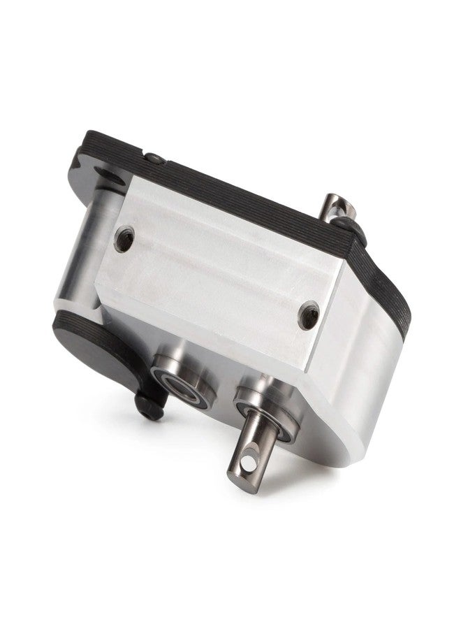 ZMHOBBY LCG Transmission NOD Tiny Gearbox with Adapter Plate for Straight Axle Axial AR44 AR45 AR60 Enduro Vanquish F9 F10 (Silver) - Image 5