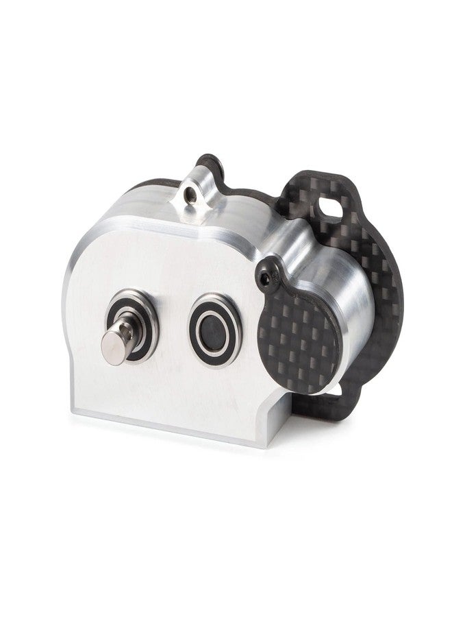ZMHOBBY LCG Transmission NOD Tiny Gearbox with Adapter Plate for Straight Axle Axial AR44 AR45 AR60 Enduro Vanquish F9 F10 (Silver) - Image 2