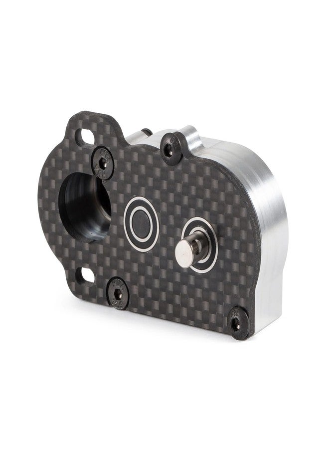 ZMHOBBY LCG Transmission NOD Tiny Gearbox with Adapter Plate for Straight Axle Axial AR44 AR45 AR60 Enduro Vanquish F9 F10 (Silver) - Image 3