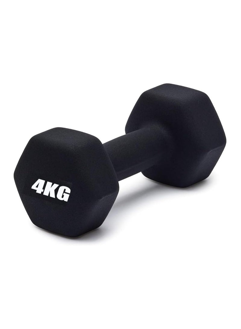 Cool Baby Style 4KG Dumbbell Weight Exercise 4Kgx2 -Black - Image 2