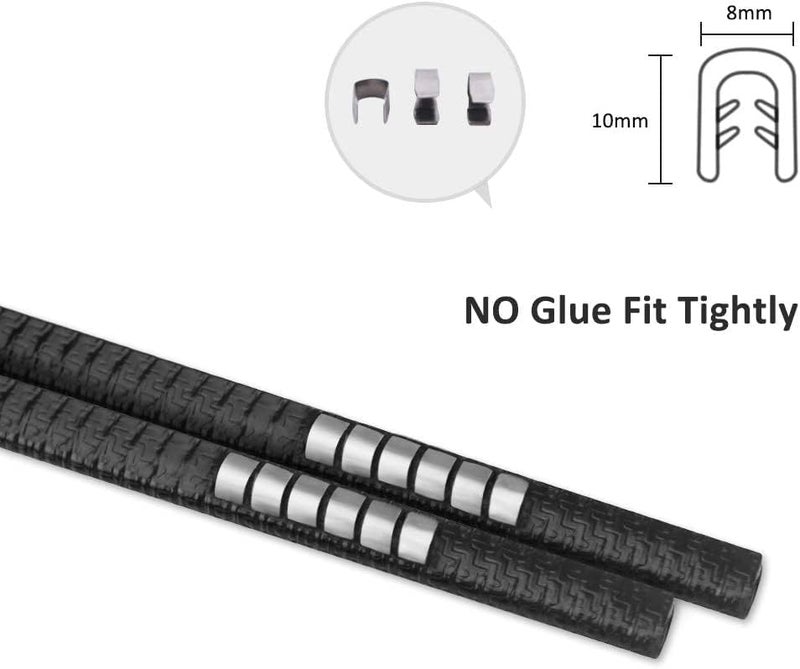 Firlar Car Door Edge Guards 16.4ft(5M) Rubber U Shape Edge Trim Seal Protector Car Protection Door Edge Fit for Universal Car 16.4ft(5M) Black FZT02 - Image 3
