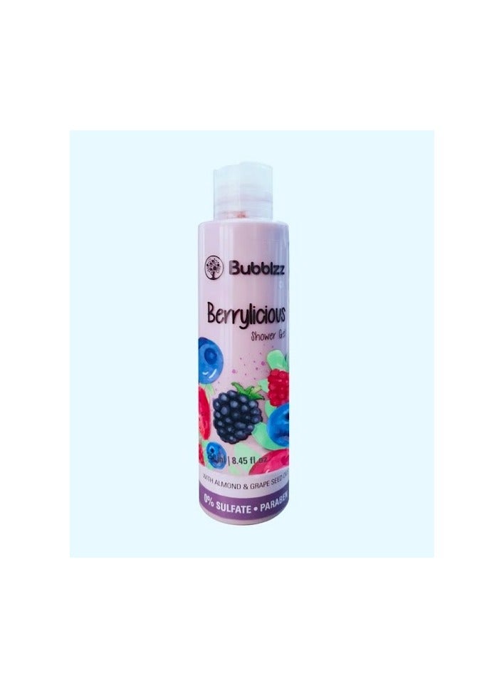Bubblzz Berrylicious Shower Gel - 250 ml - Image 2