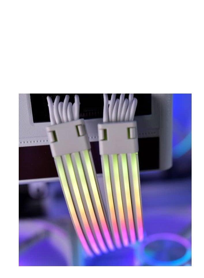 عام مجموعة تمديد كيبل الطاقة ستريمر بلس V2 بـ8 دبابيس (PW8-PV2) ARGB في جي ايه لموصل وحدة معالجة الرسومات الجرافيكية المزدوجة 8 دبابيس (بدون وحدة تحكم) - ستريمر بلس 8 دبابيس V2 - Image 4