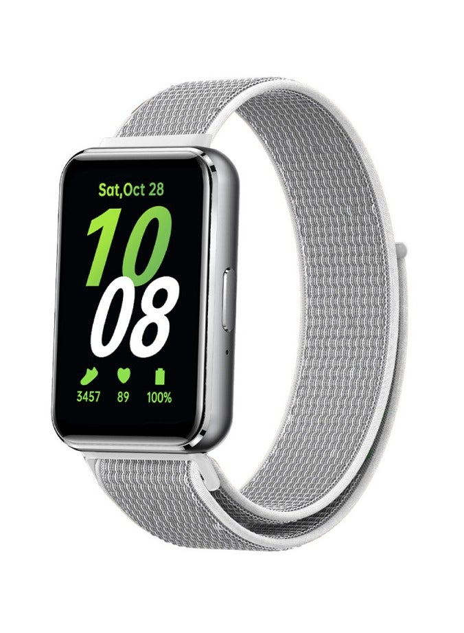 HablTech Nylon Strap Suitable for Samsung Fit 3 Sports Watchband Black(Grey) - Image 2