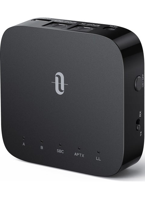 TT-BA09 PRO BT 5.0 Codec Viewer with aptX Low Latency TV Home Audio System Compatible 3.5 AUX RCA SPDIF In/Out Receiver/Transmitter 24 Hours Battery Life