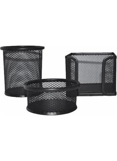 Mimaks Table Set 3 Pieces Black H.143 